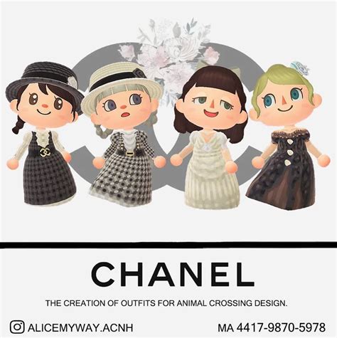 animal crossing designer clothes chanel|Animal Crossing clothing brands.